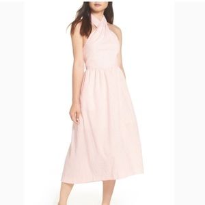 J Crew sarong seersucker midi dress 8